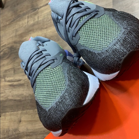 NIKE ODYSSEY REACT 2 FLYKNIT armory blue/lime blas - Picture 5 of 16